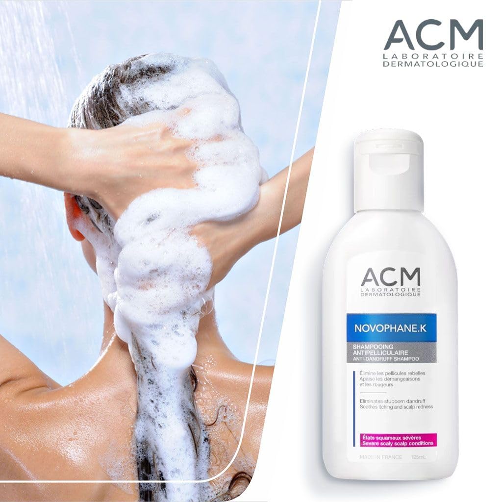 ACM Novophane.K anti-dandruff action targets flaky scalp with freshness