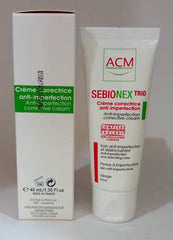 ACM Sebionex Trio used on blemish-prone skin for even looking complexion