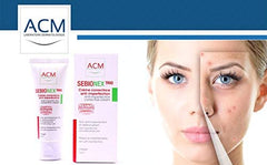 ACM Sebionex Trio close-up texture shows lightweight cream for smooth application