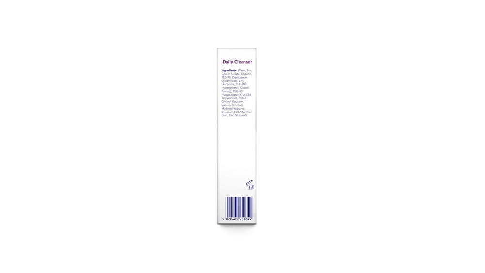 Acnecide Daily Cleanser routine shot for morning and evening cleansing.