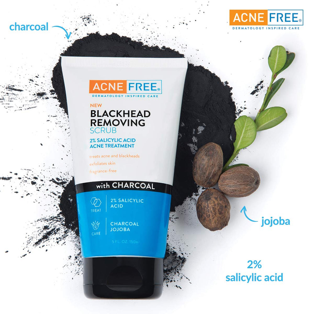 AcneFree pore-minimizing closeup hints at smoother-looking pores.
