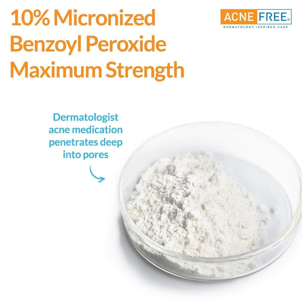 AcneFree Terminator10 dermatologist-tested formula designed for acne-prone skin