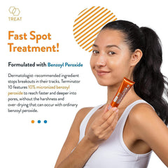 AcneFree Terminator10 severe acne focus helps reduce redness around blemishes