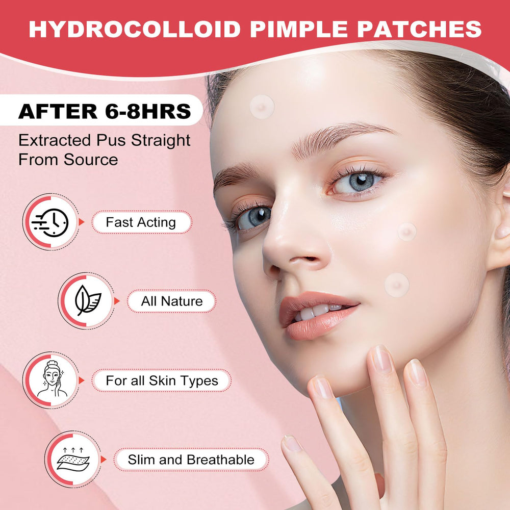 AcneGo patches protect the spot while absorbing fluids for faster healing.