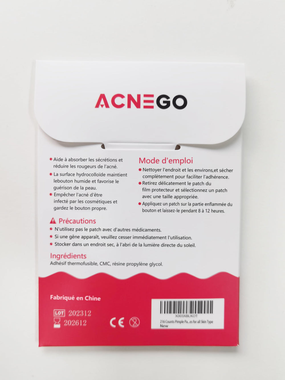 Morning results with AcneGo patch for clearer-looking skin.