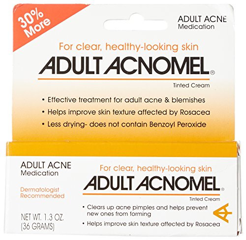 A swirl of Acnomel tinted cream on skin showing even tone
