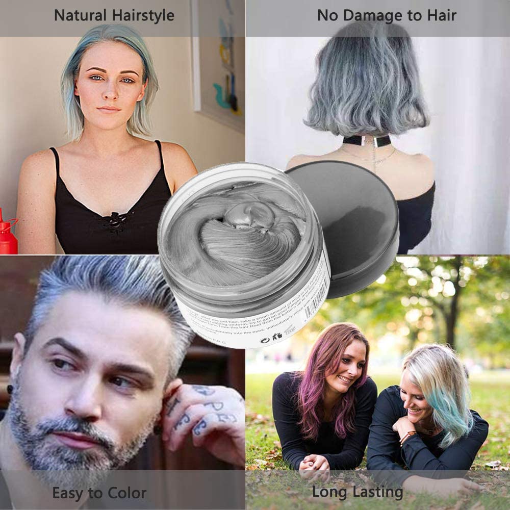 Acomler gray wax color palette displaying range for creative looks