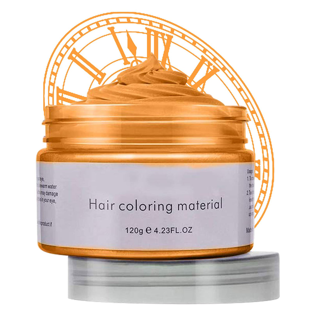Acomler hair color wax gold packaging shows ready-to-use color.