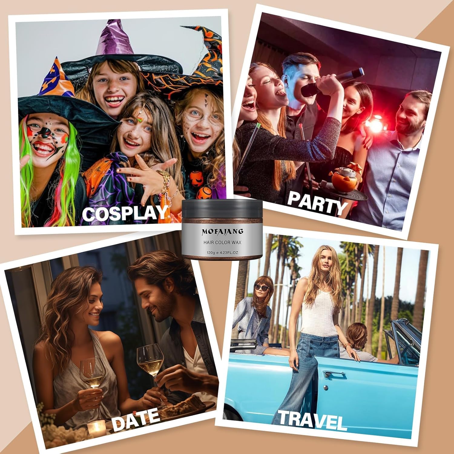 Acomler color wax offers 9 mix colors for creativity.