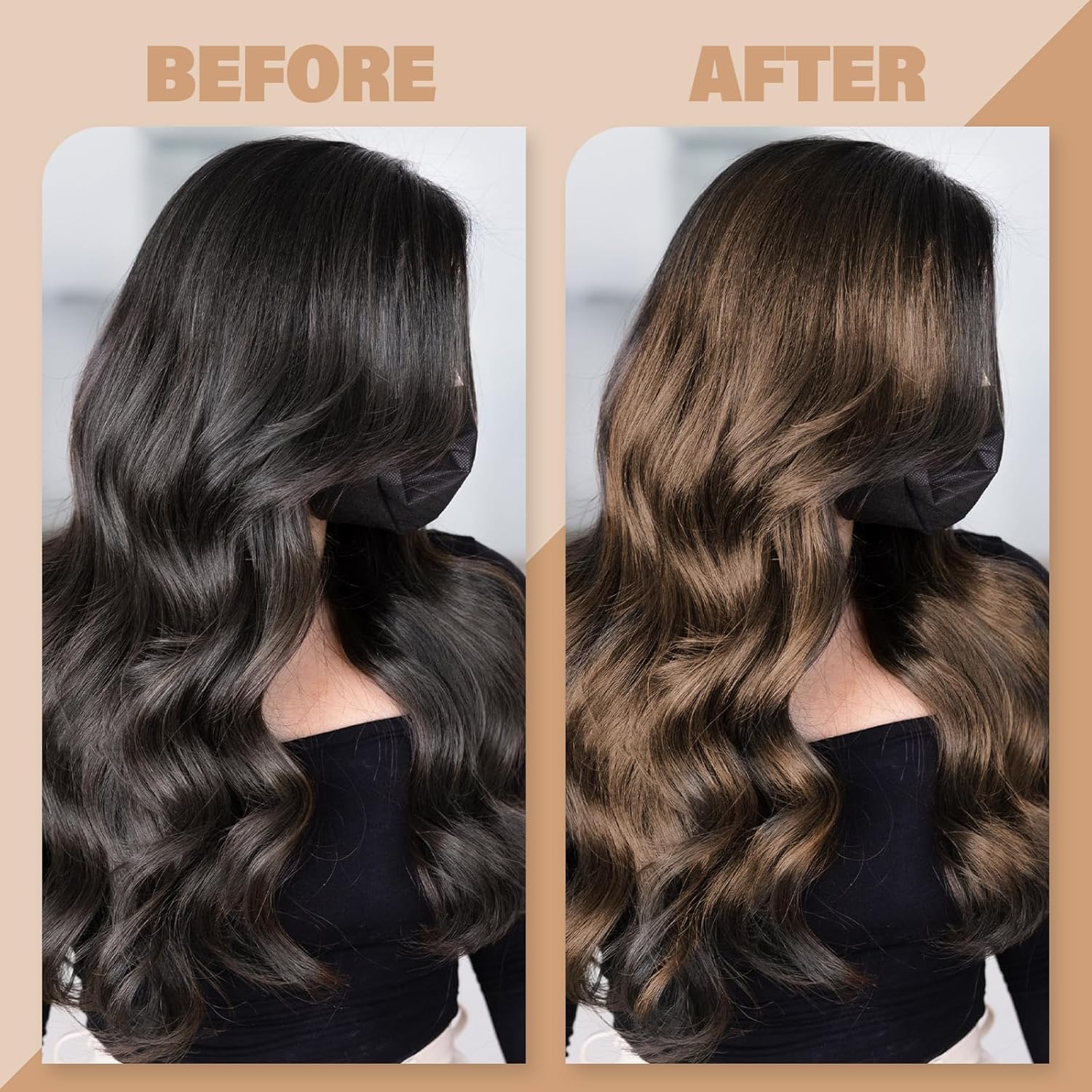 Acomler hair color wax has a pleasant fragrance for comfortable use.