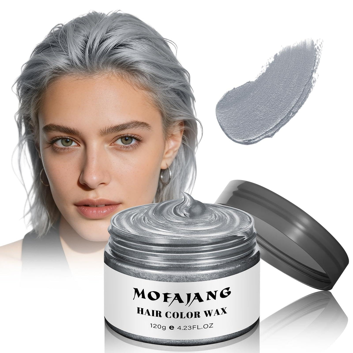 Acomler gray hair wax packaging ready for quick color application
