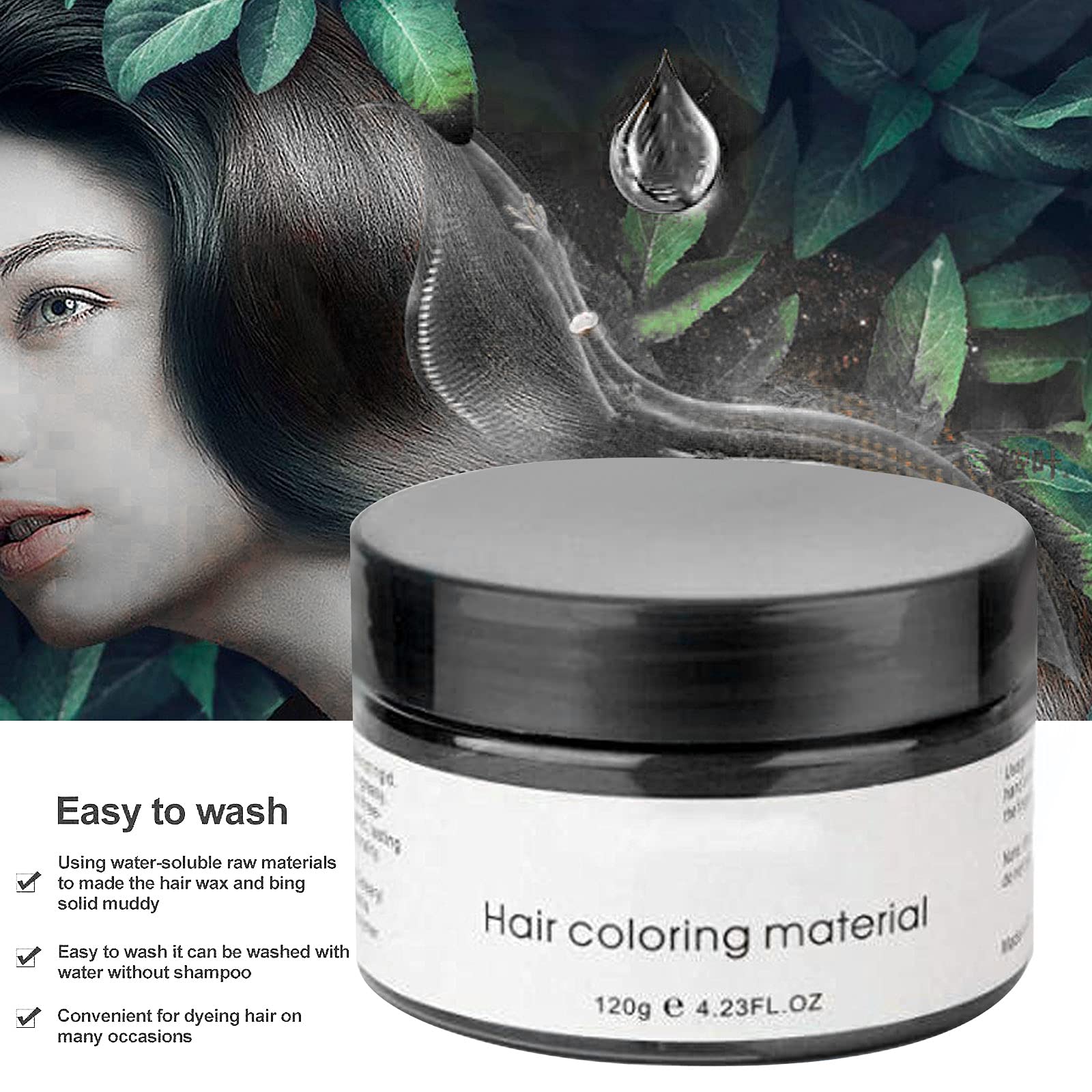 Acosexy easy-clean hair color spray simplifies removal after use.