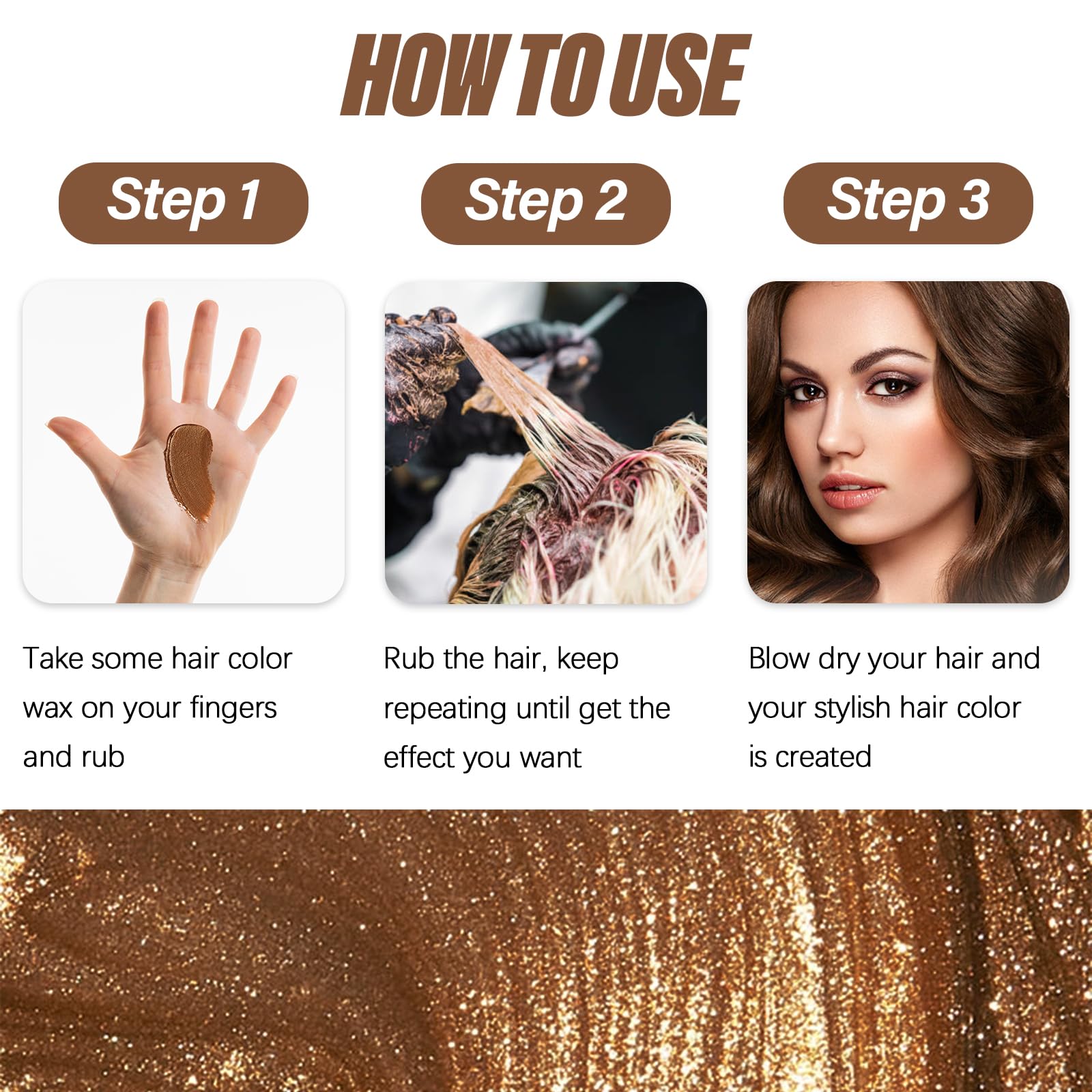 Acosexy wax color in hand during Halloween styling