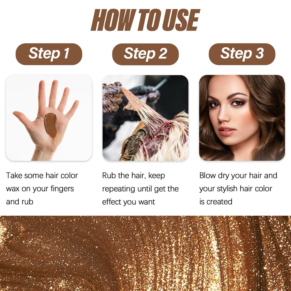 Acosexy wax color in hand during Halloween styling