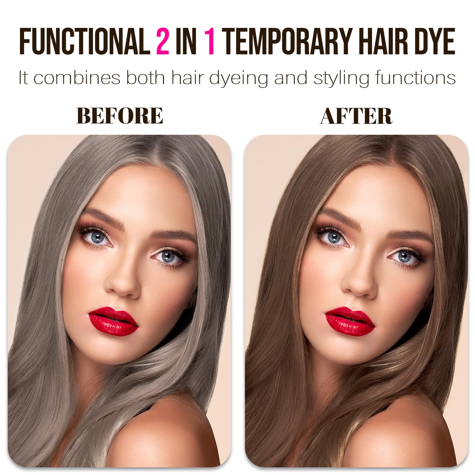 Acosexy kid-friendly color wax applied for playful party look