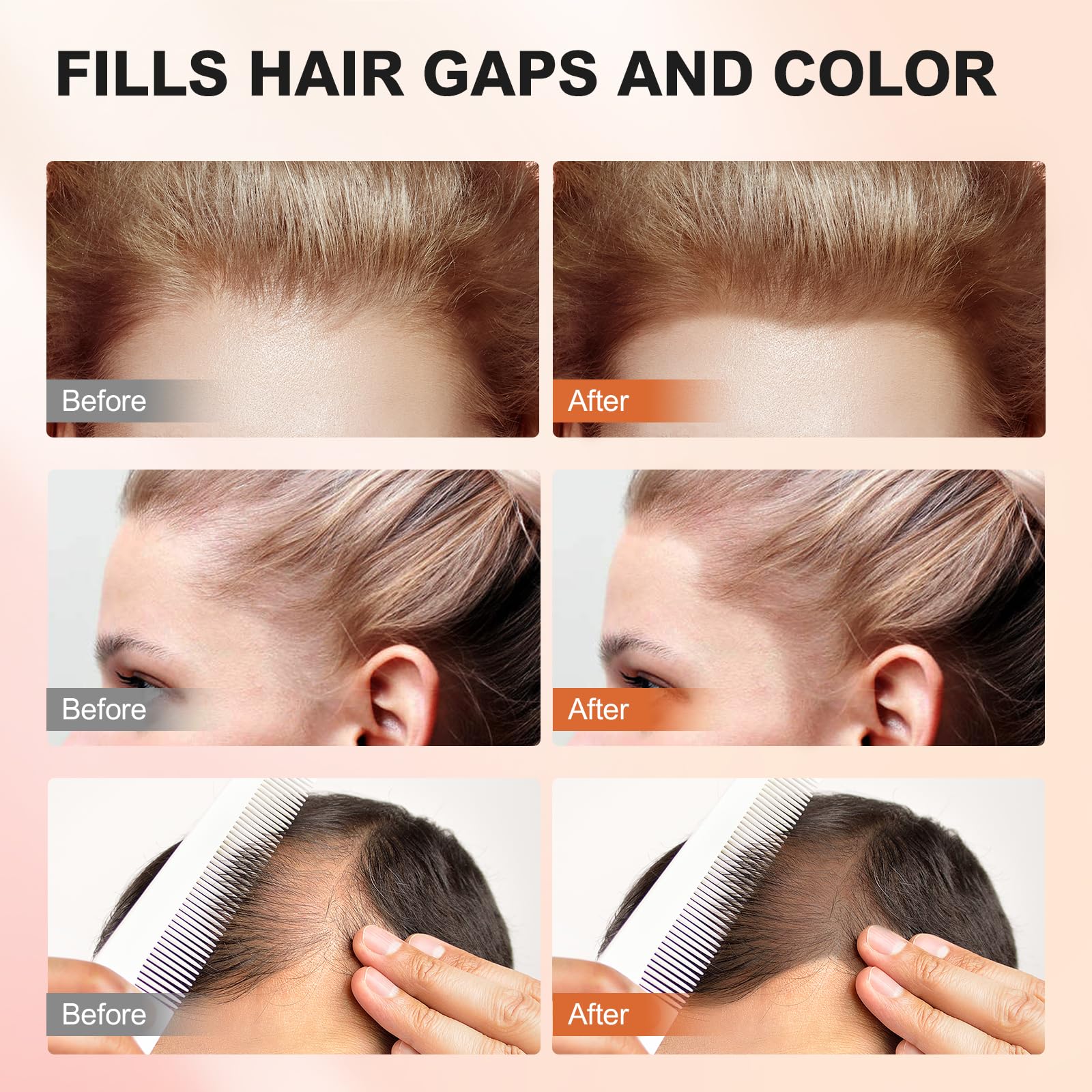 Acosexy multi-color range helps you match roots precisely.