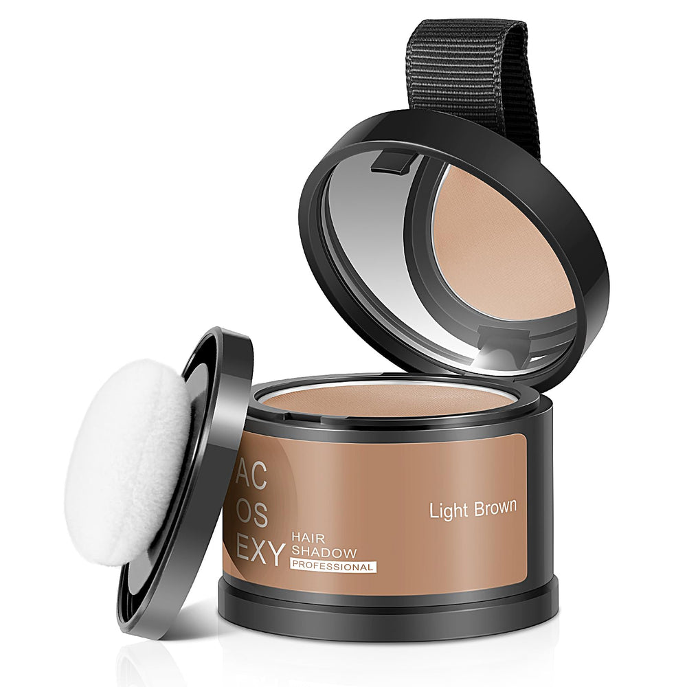 Acosexy root touch up powder compact covers roots for a natural, long-lasting look