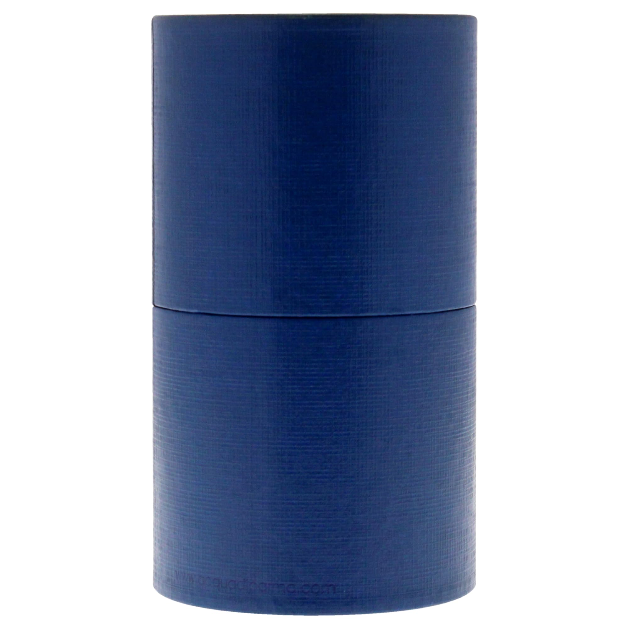 Acqua di Parma blue glass flacon close up emphasizes Mediterranean freshness