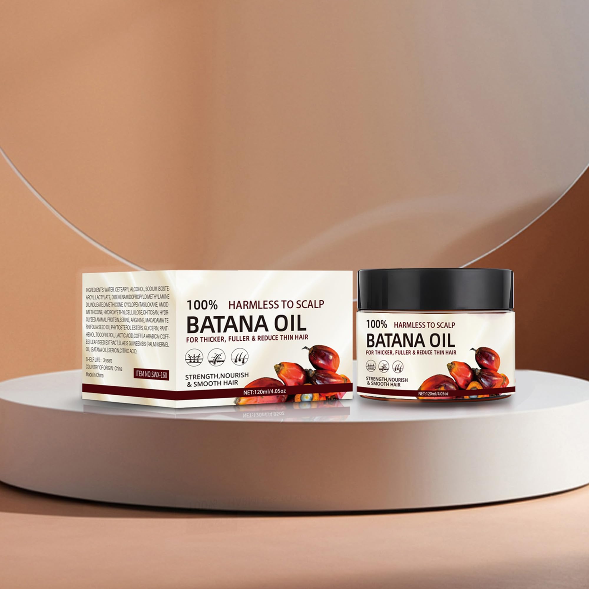 Acrobious Batana Oil highlights rejuvenated ends for healthier-looking hair
