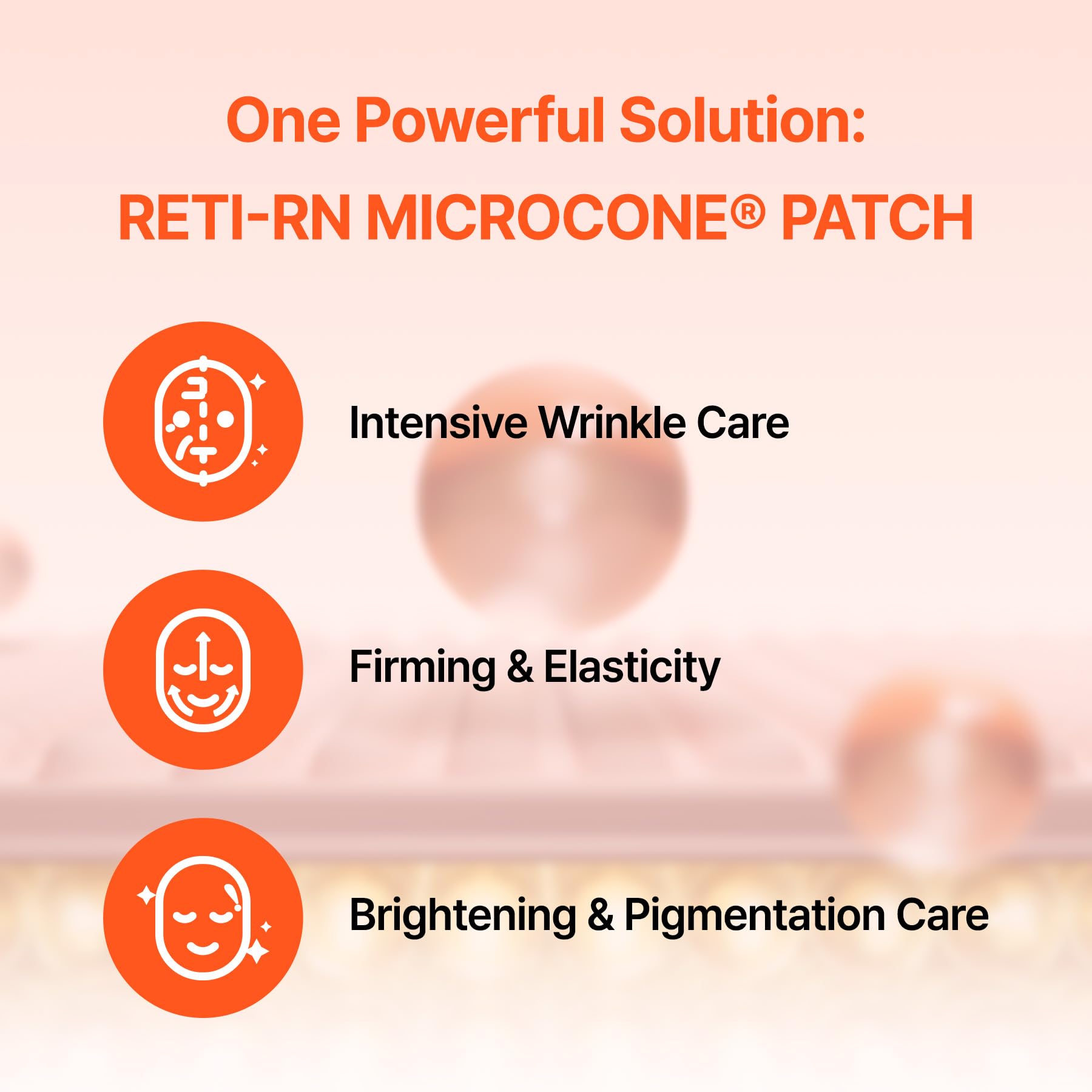 Acropass RETI-RN patch applied to forehead for line care during rest