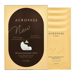 Acropass wrinkle patches applied overnight to the eye area for targeted care