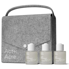 ACT+ ACRE mini serum bottle for convenient on-the-go scalp care.