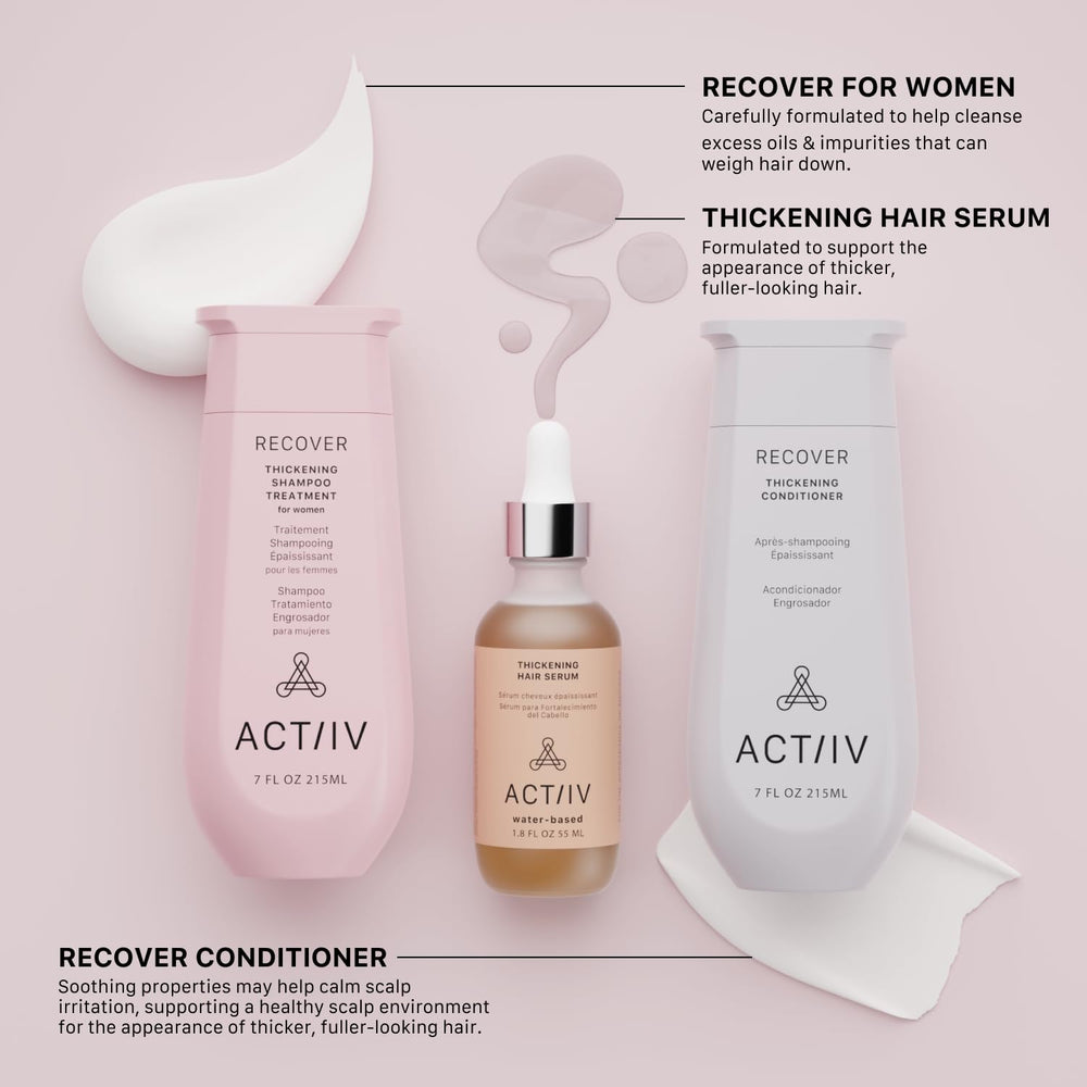 ACTIIV Ultimate Power Trio packaging laid out to show vegan and color-safe claims