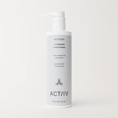 ACTIIV Recover Thickening Conditioner bottle side angle highlights design