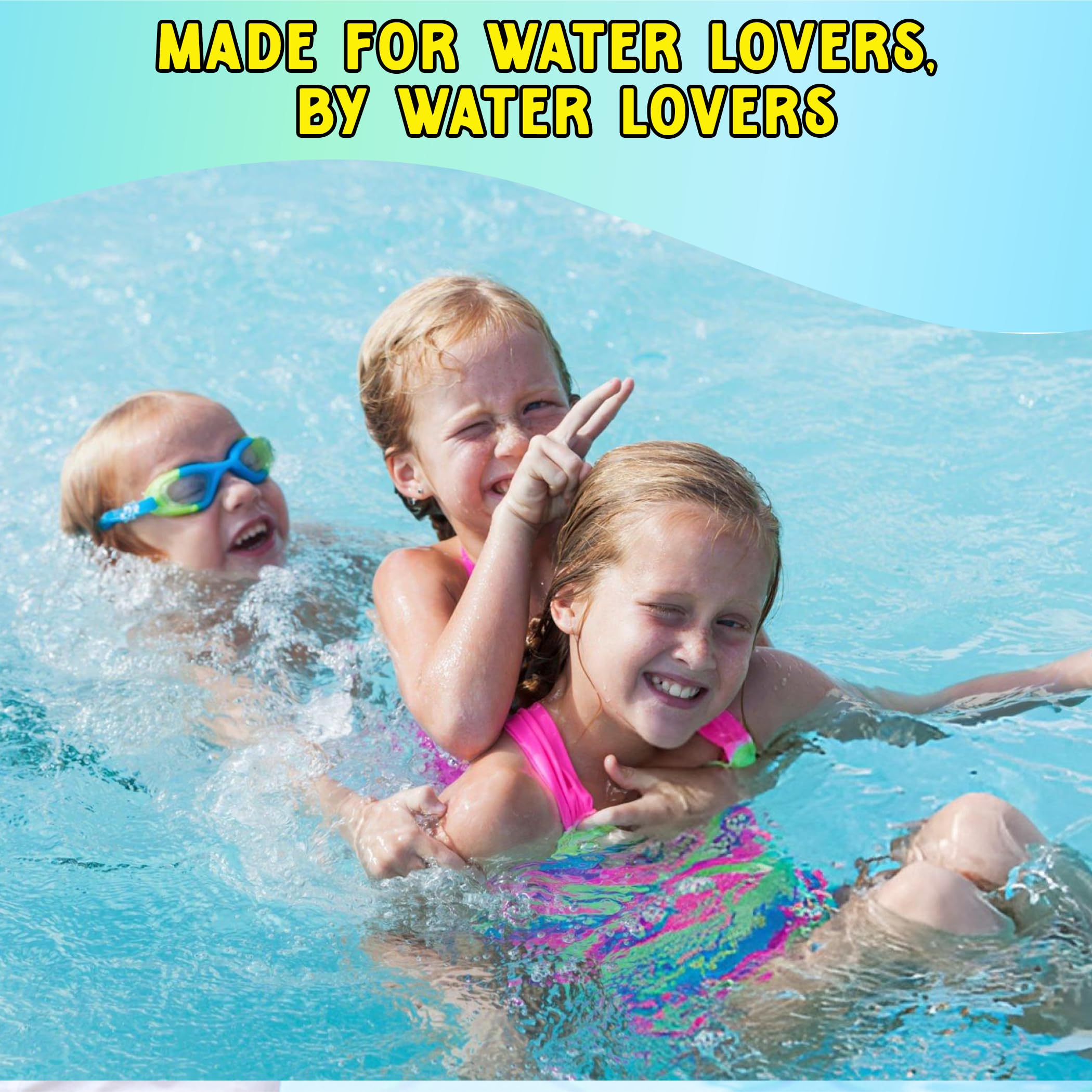 Active COCO pre-swim spray being applied to dry hair before a swim for protection.