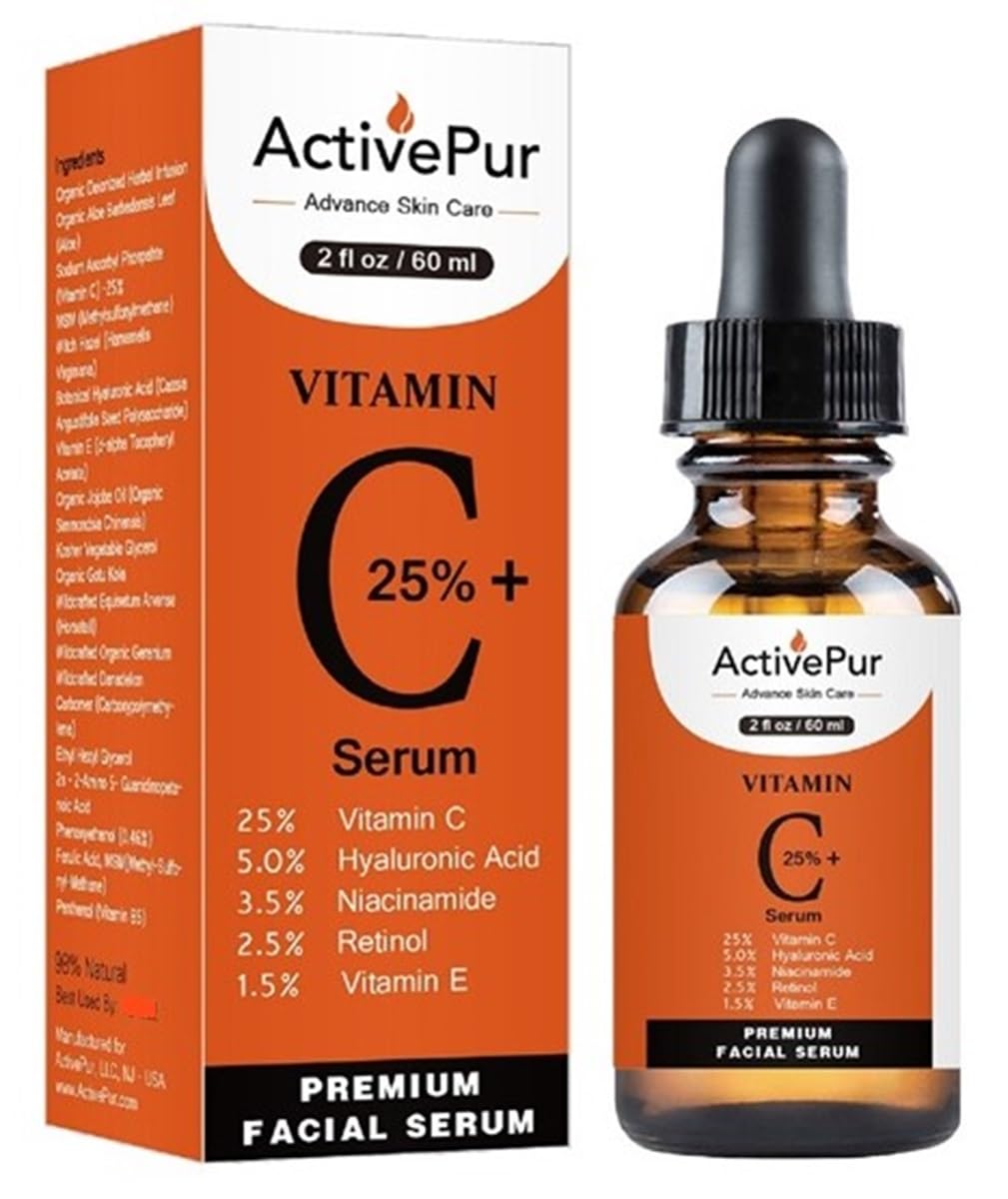 ActivePur serum bottle 2oz ready for daily brightening and hydration.