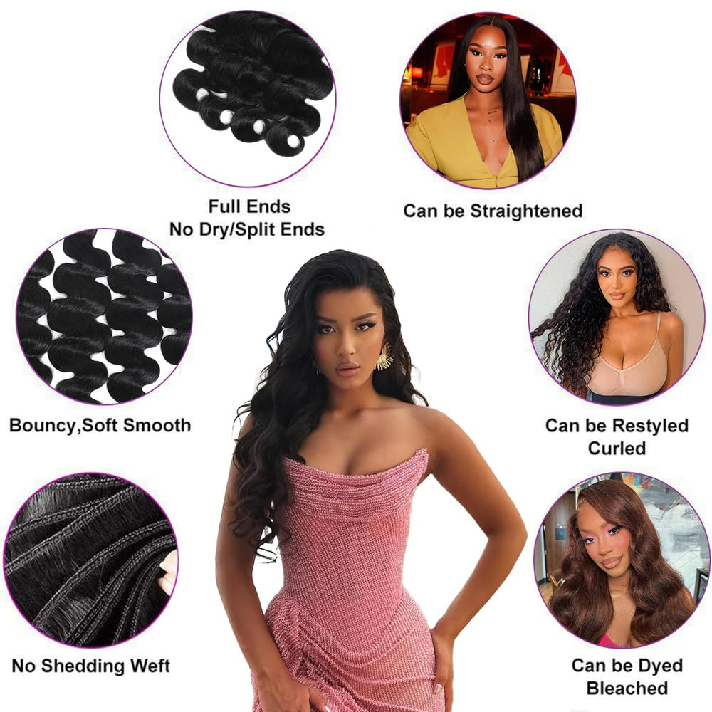 ACTLADY four bundle set creates a full head with natural volume.