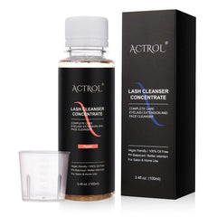 ACTROL eyelash cleanser concentrate 100ml bottle for professional lash care