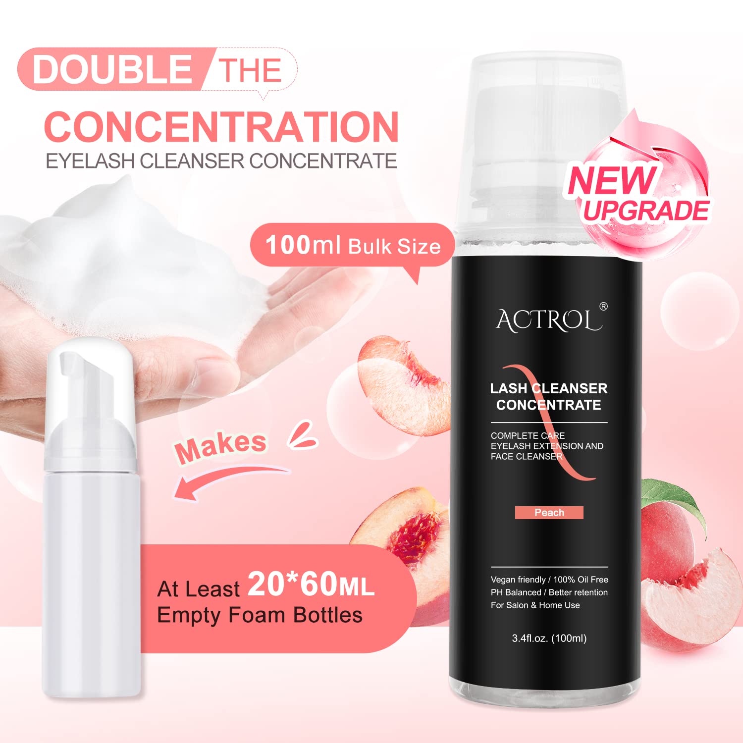 ACTROL concentrate pouring with diluent for easy at home mixing
