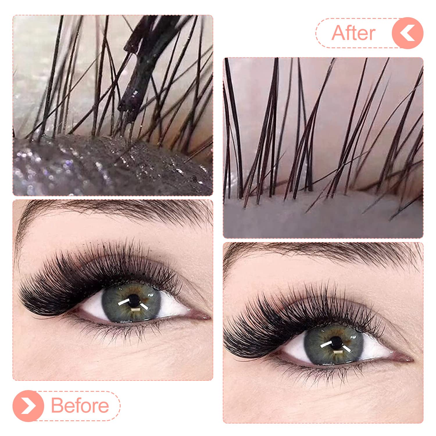 ACTROL Eyelash Cleanser Concentrate in salon-use scene emphasizes professional-grade care.