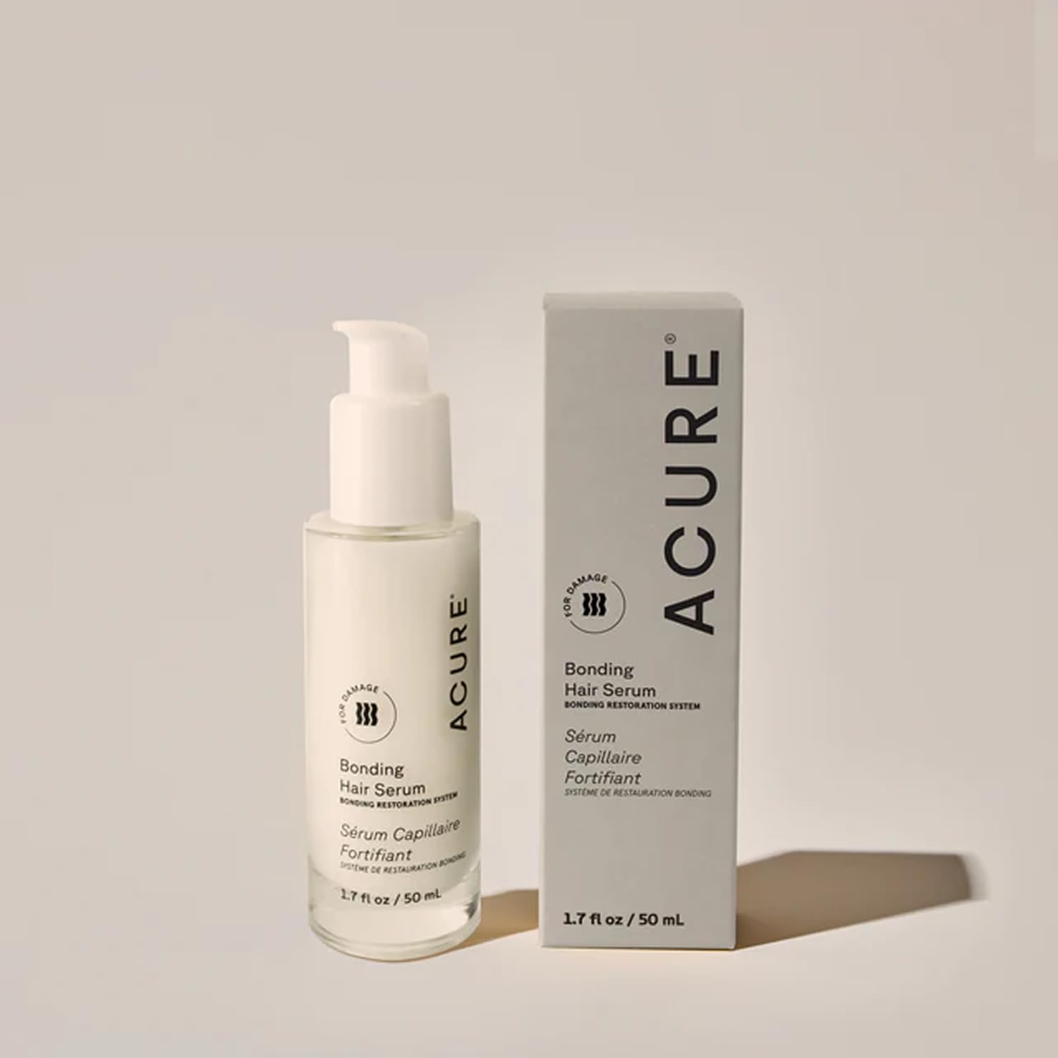 Acure Bonding Hair Serum helps reduce frizz for smoother hair