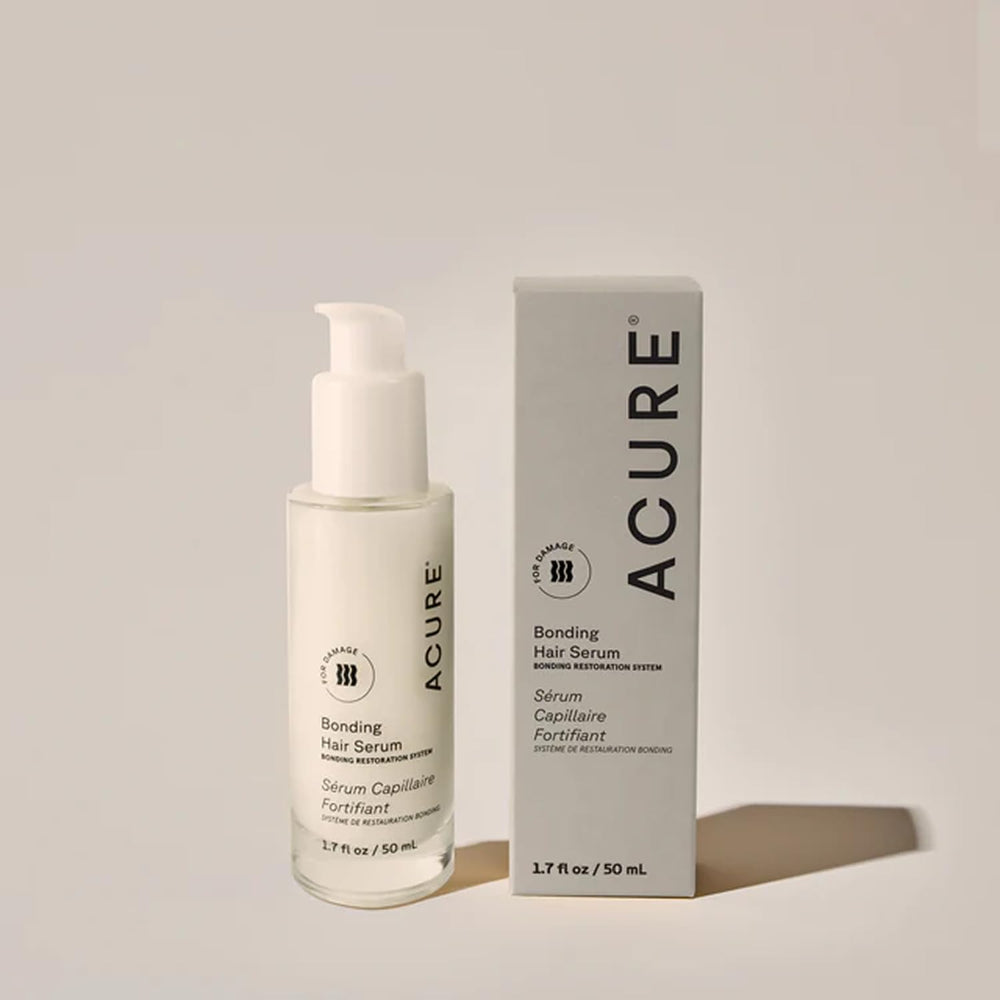 Acure Bonding Hair Serum helps reduce frizz for smoother hair