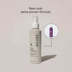 Acure Bonding Leave-In Spray on towel-dried hair for smooth, detangled ends.
