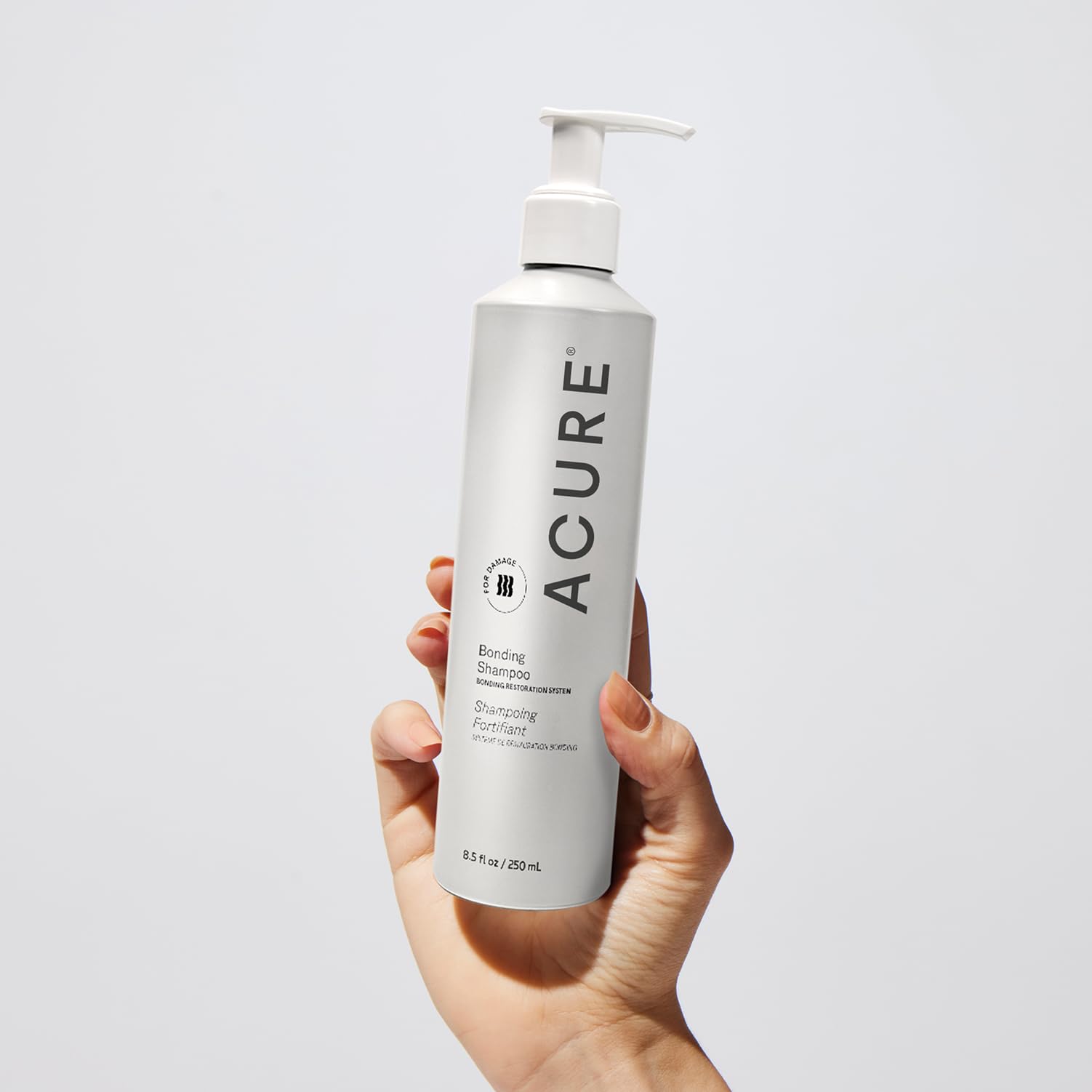Acure Bonding Shampoo vegan sulfate-free label highlighting clean beauty