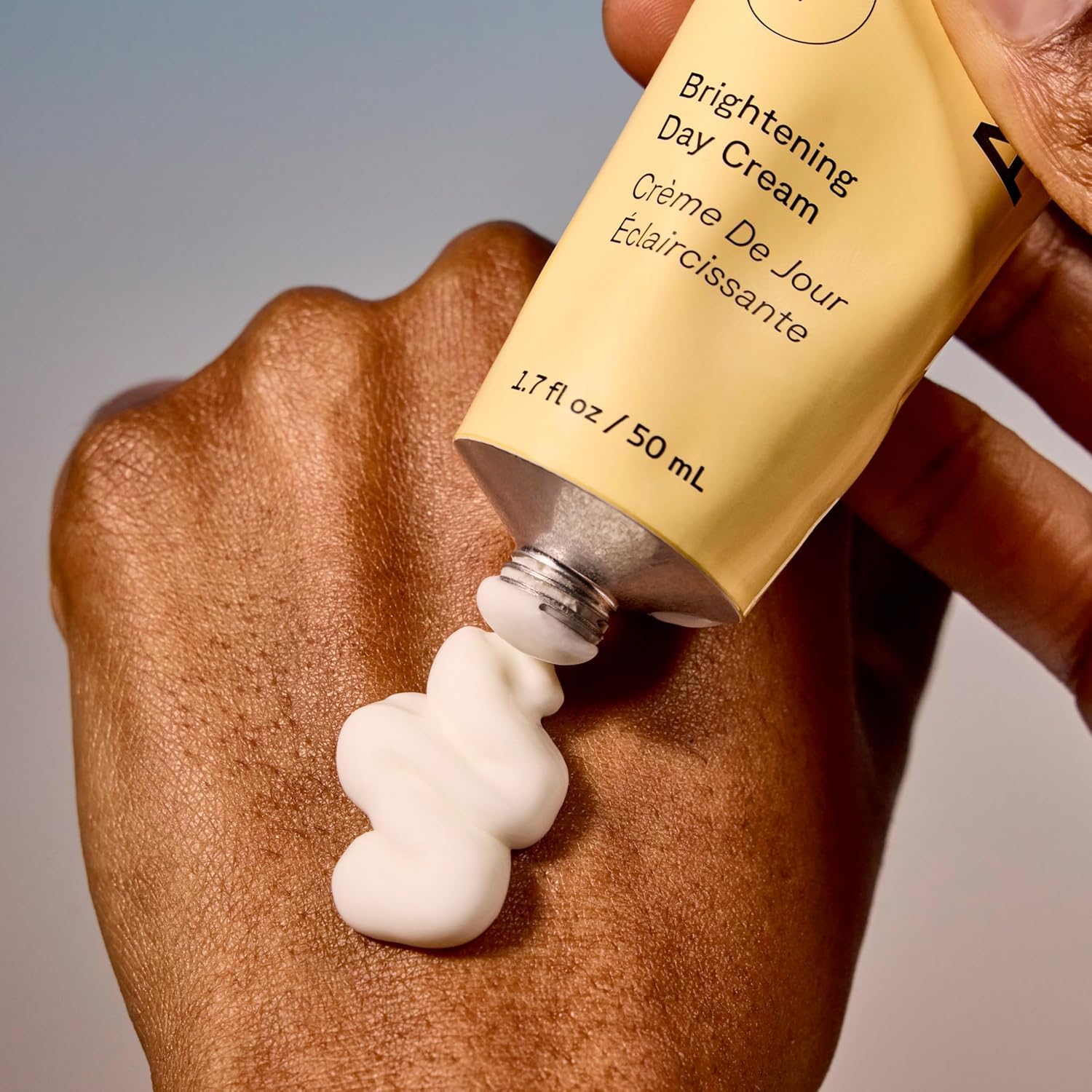 Acure Brightening Day Cream packaging-box highlighting brand story and benefits