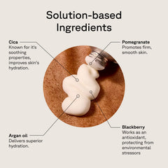 Acure Brightening Day Cream texture-application demonstrating airy daily use