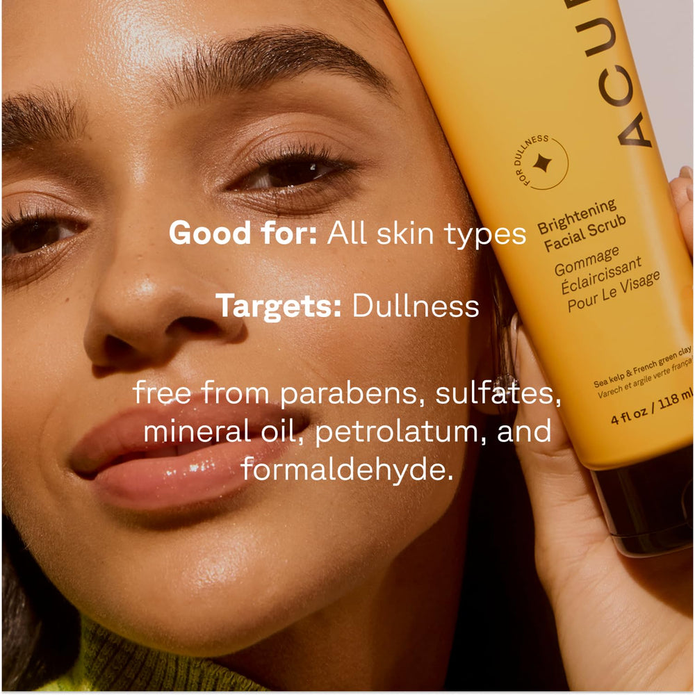 Box of Acure scrub with clear labeling for easy product identification.