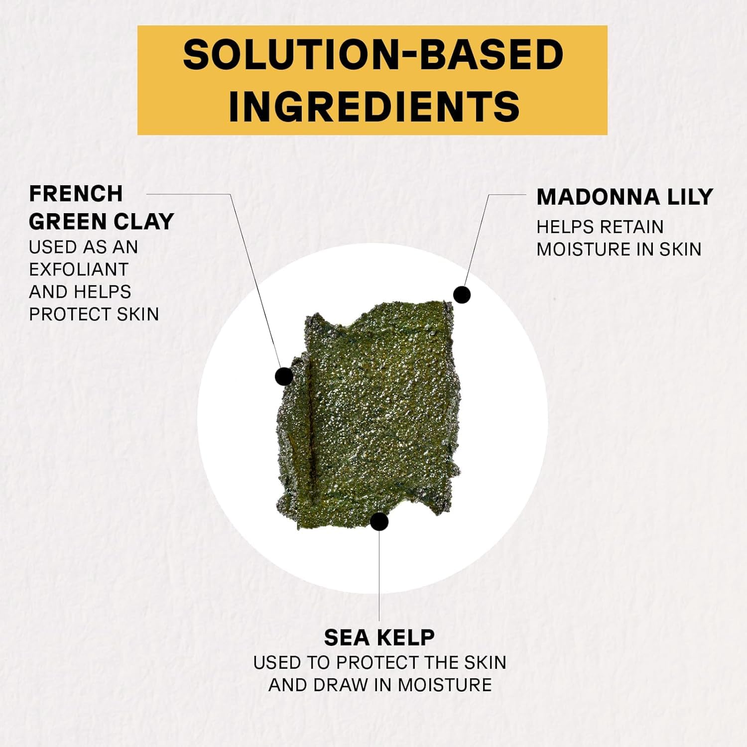 Texture close-up showing gentle exfoliating grains in Acure scrub.