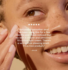 Acure Brightening Night Cream tube featuring chlorella for refreshed morning glow.