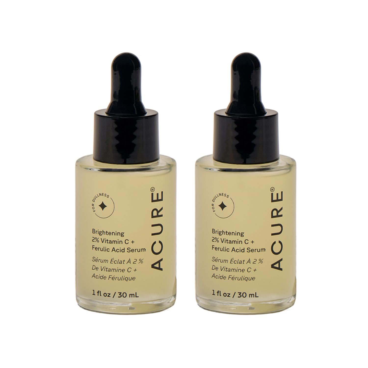 Acure Brightening 2% Vitamin C serum bottle for radiant skin