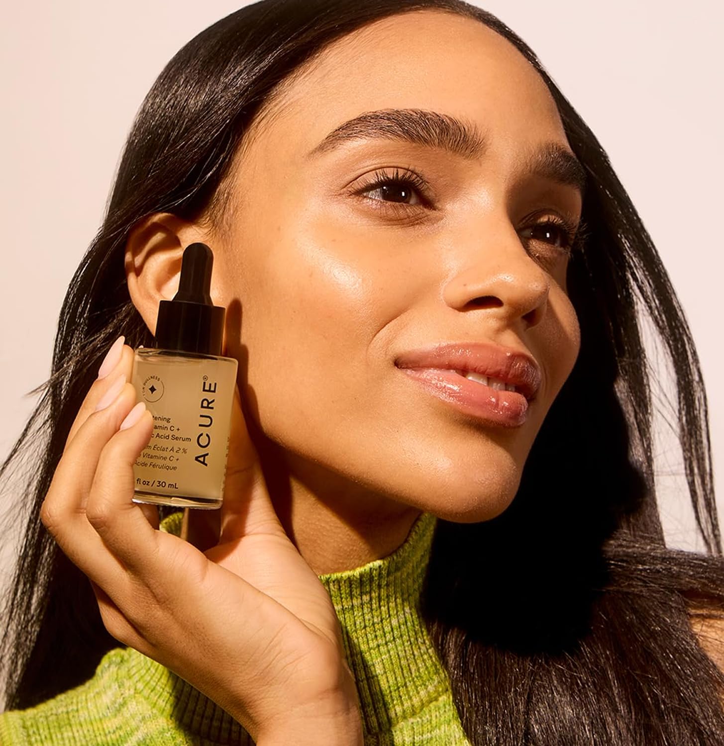Acure brightening serum suits all skin types with lightweight hydration