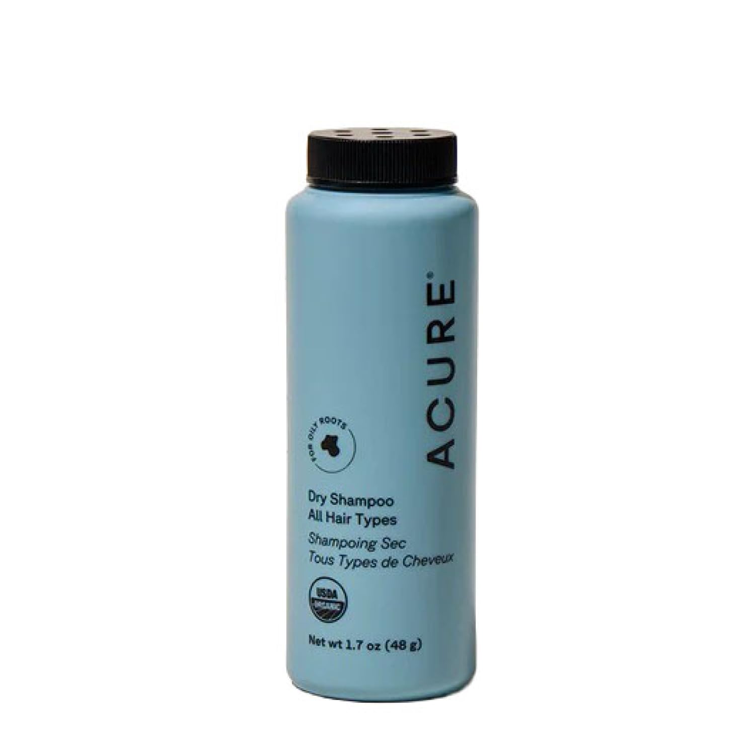 Acure Dry Shampoo mini travel bottle adds instant volume on the go.