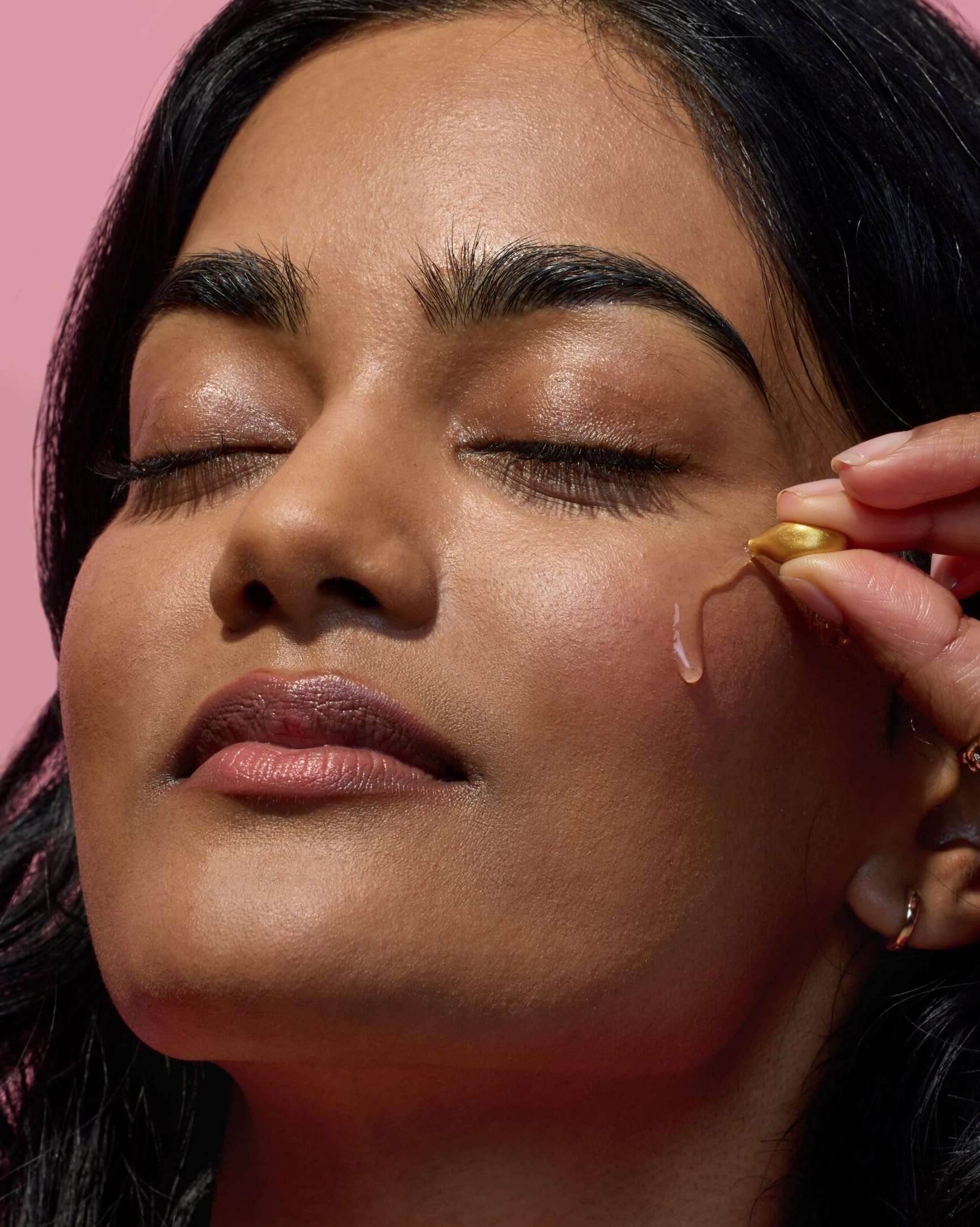 Acure Argan Oil Capsules silky, lightweight texture.