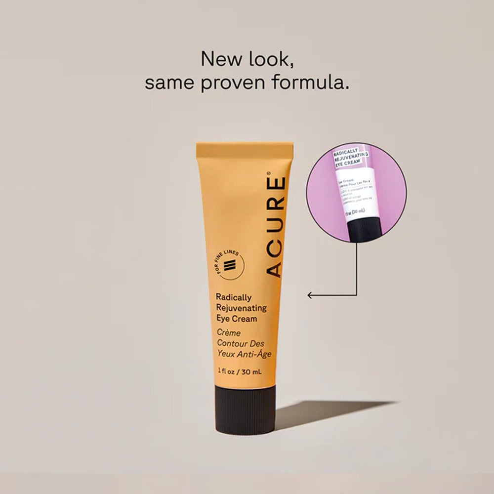 Acure eye cream targets dark circles for a brighter under-eye area