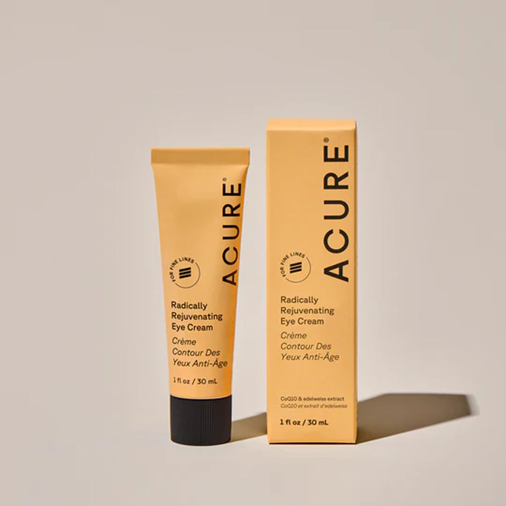 Acure Radically Rejuvenating Eye Cream vegan and cruelty-free packaging