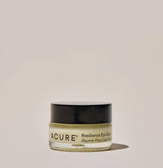 Acure Resilience Eye Balm avocado oil close-up showcases rich hydration for delicate skin.